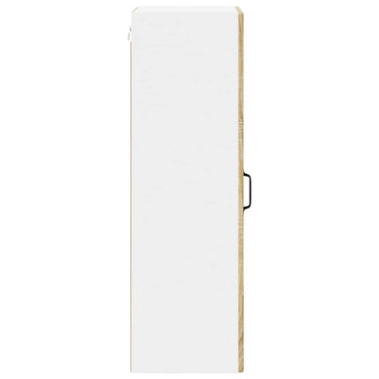 Wall Glass Cabinet LUCCA Sonoma Oak 40 x 31 x 100 cm