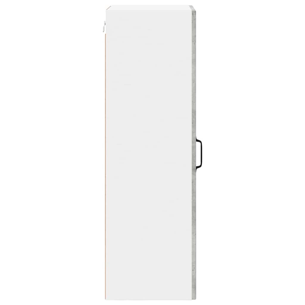 Wall Glass Cabinet LUCCA Concrete Grey 40 x 31 x 100 cm
