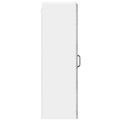 Wall Glass Cabinet LUCCA Concrete Grey 40 x 31 x 100 cm