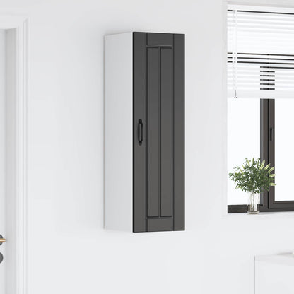 Wall Cabinet LUCCA Black 30 x 31 x 100 cm Engineered Wood