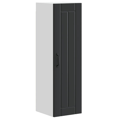 Wall Cabinet LUCCA Black 30 x 31 x 100 cm Engineered Wood