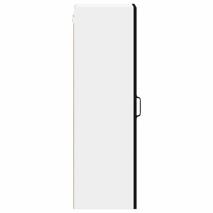 Wall Cabinet LUCCA Black 30 x 31 x 100 cm Engineered Wood