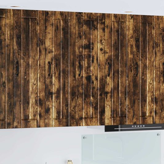 Wall Cabinet LUCCA Smoked Oak 30 x 31 x 100 cm Engineered Wood