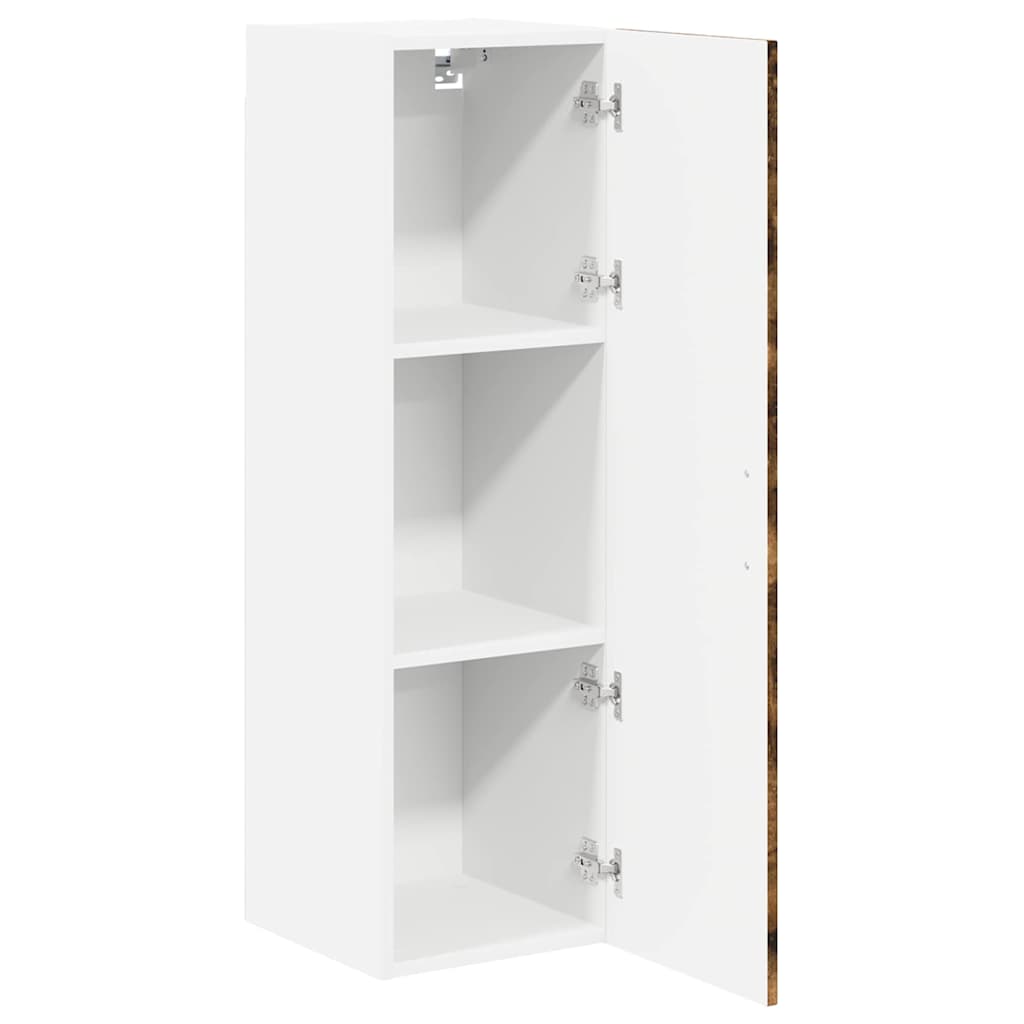 Wall Cabinet LUCCA Smoked Oak 30 x 31 x 100 cm Engineered Wood
