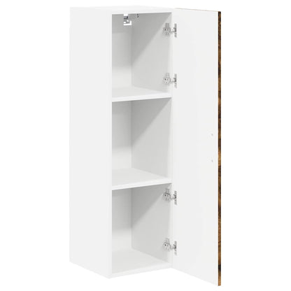 Wall Cabinet LUCCA Smoked Oak 30 x 31 x 100 cm Engineered Wood
