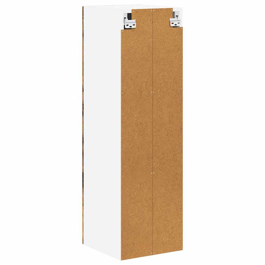 Wall Cabinet LUCCA Smoked Oak 30 x 31 x 100 cm Engineered Wood