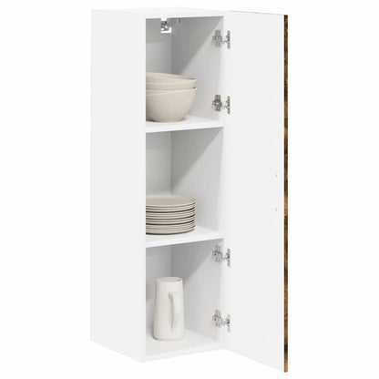 Wall Cabinet LUCCA Smoked Oak 30 x 31 x 100 cm Engineered Wood