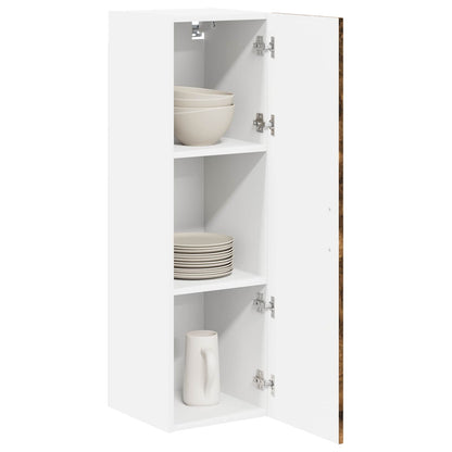 Wall Cabinet LUCCA Smoked Oak 30 x 31 x 100 cm Engineered Wood