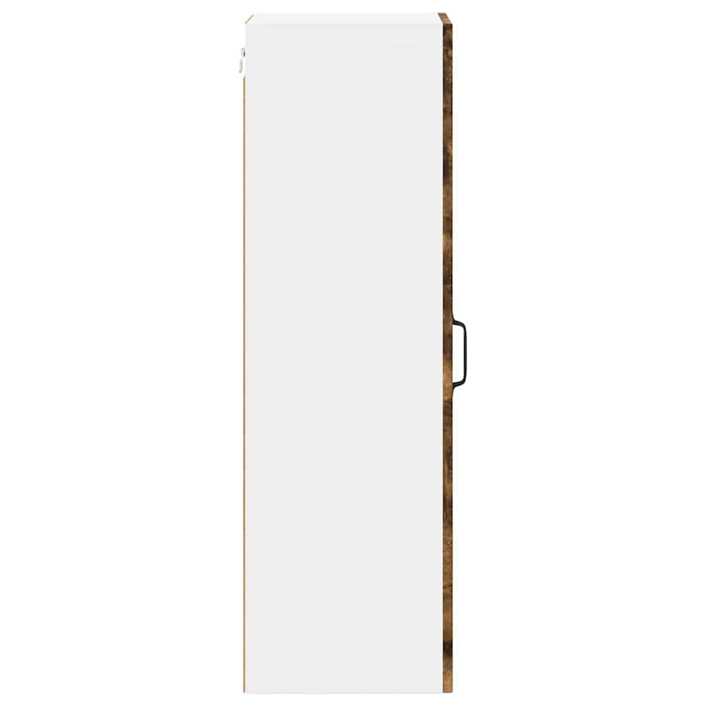 Wall Cabinet LUCCA Smoked Oak 30 x 31 x 100 cm Engineered Wood