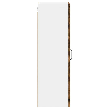 Wall Cabinet LUCCA Smoked Oak 30 x 31 x 100 cm Engineered Wood