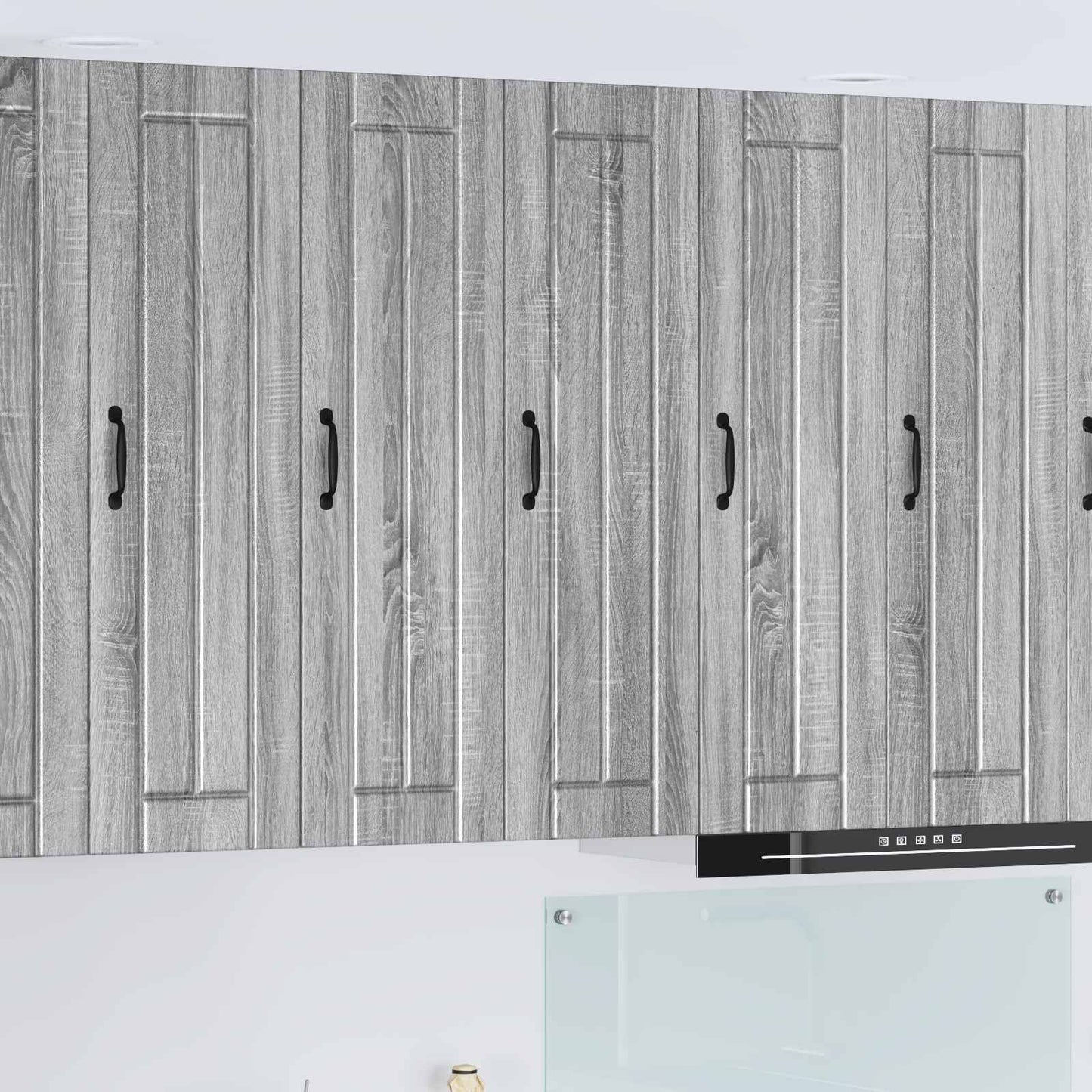 Wall Cabinet LUCCA Grey Sonoma 30 x 31 x 100 cm Engineered Wood