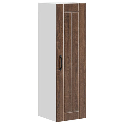 Wall Cabinet LUCCA Brown Oak 30 x 31 x 100 cm Engineered Wood