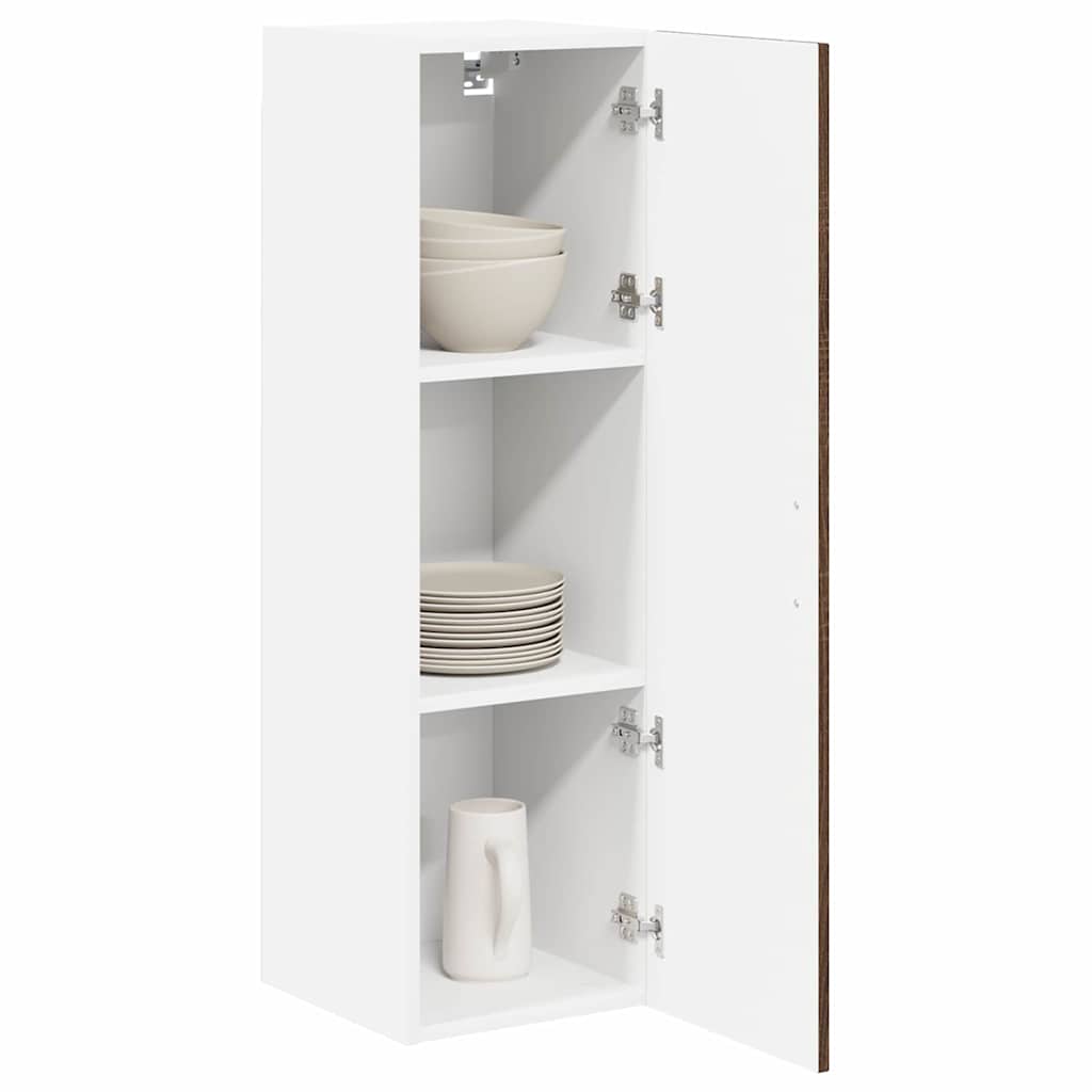 Wall Cabinet LUCCA Brown Oak 30 x 31 x 100 cm Engineered Wood