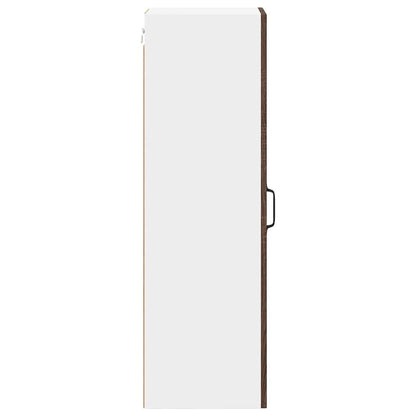Wall Cabinet LUCCA Brown Oak 30 x 31 x 100 cm Engineered Wood