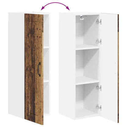 Wall Cabinet LUCCA Old Wood 30 x 31 x 100 cm Engineered Wood