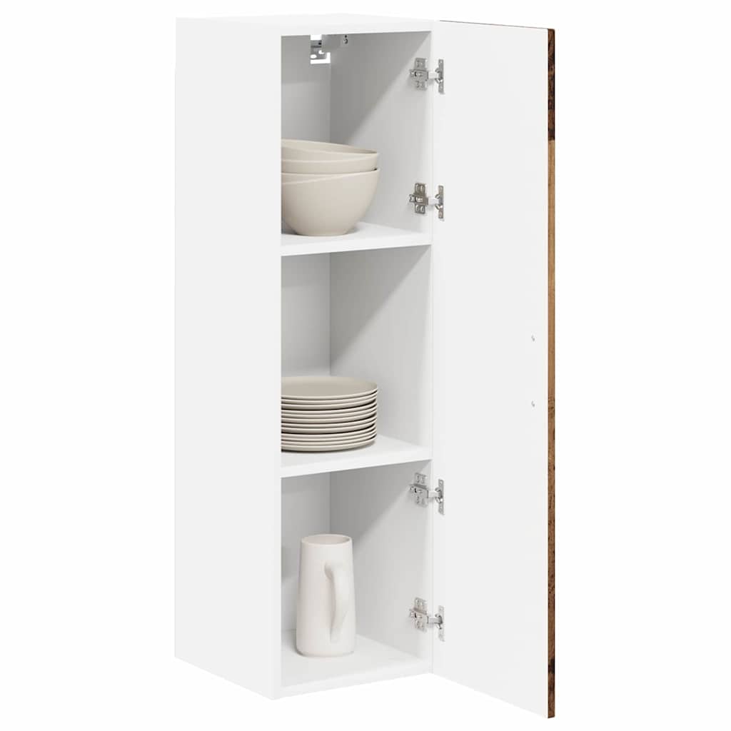 Wall Cabinet LUCCA Old Wood 30 x 31 x 100 cm Engineered Wood