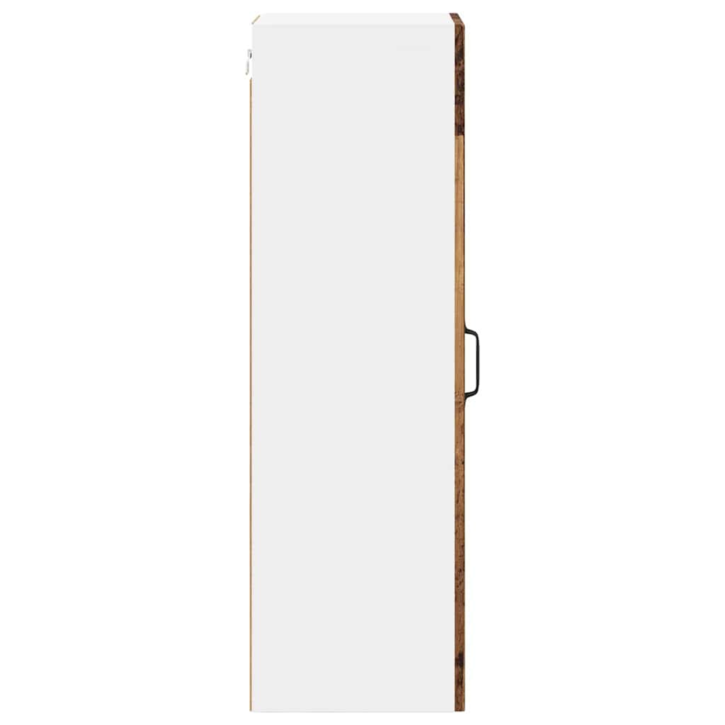 Wall Cabinet LUCCA Old Wood 30 x 31 x 100 cm Engineered Wood