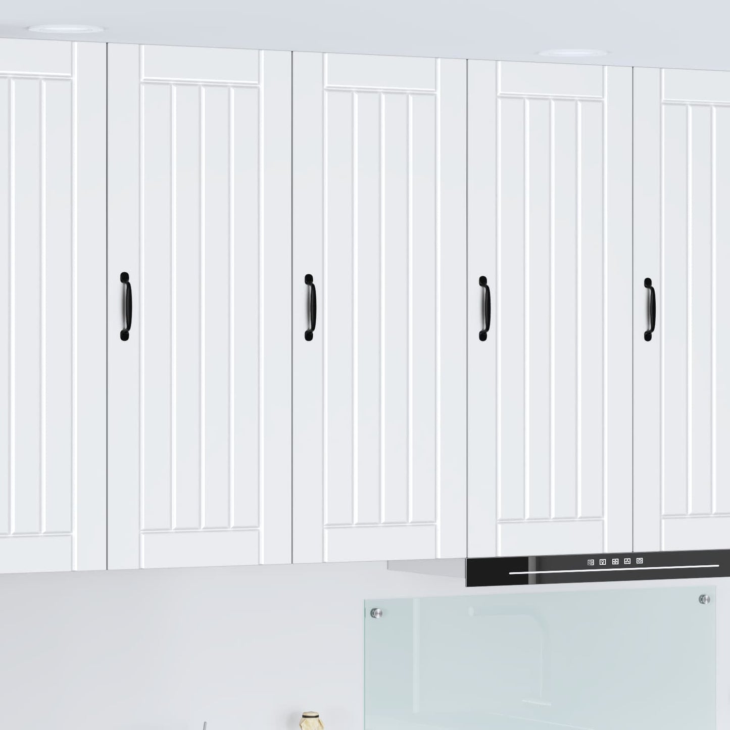 Wall Cabinet LUCCA White 40 x 31 x 100 cm Engineered Wood