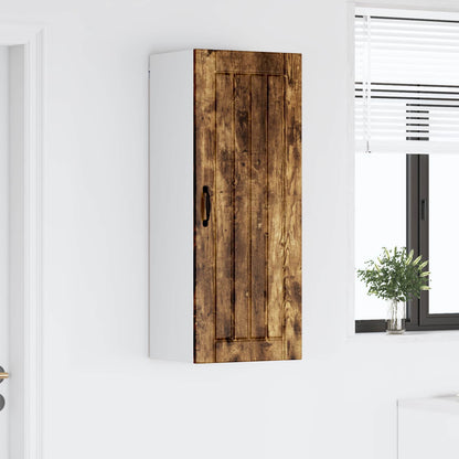 Wall Cabinet LUCCA Smoked Oak 40 x 31 x 100 cm Engineered Wood