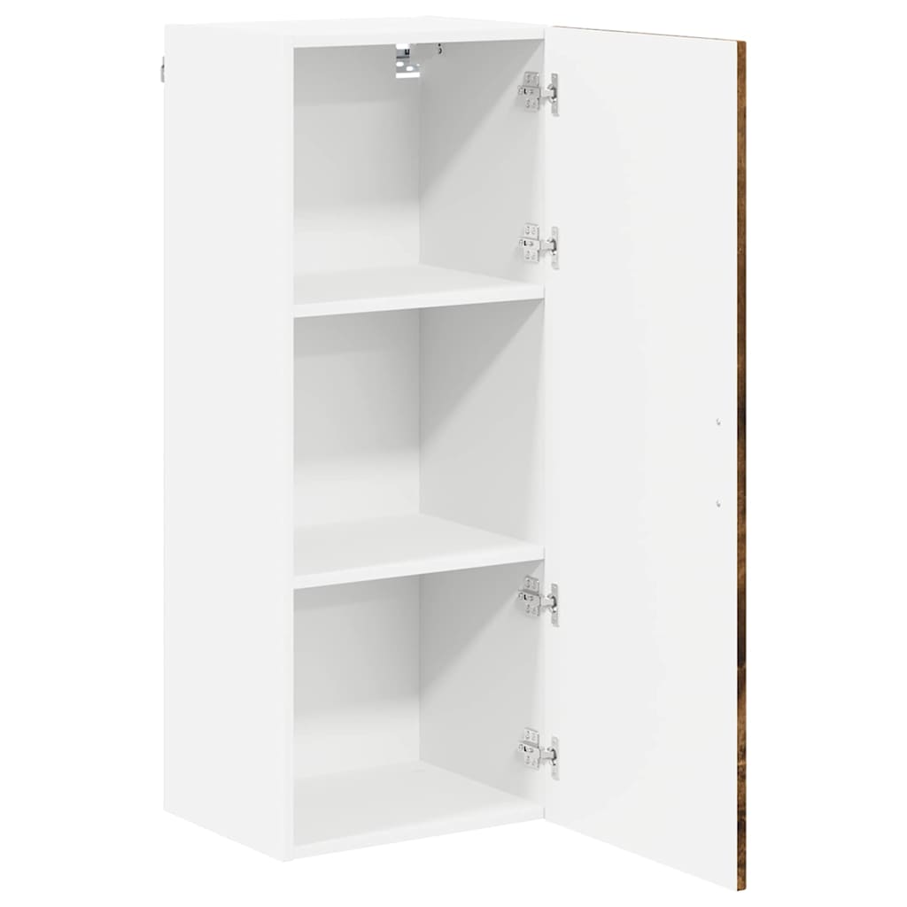 Wall Cabinet LUCCA Smoked Oak 40 x 31 x 100 cm Engineered Wood