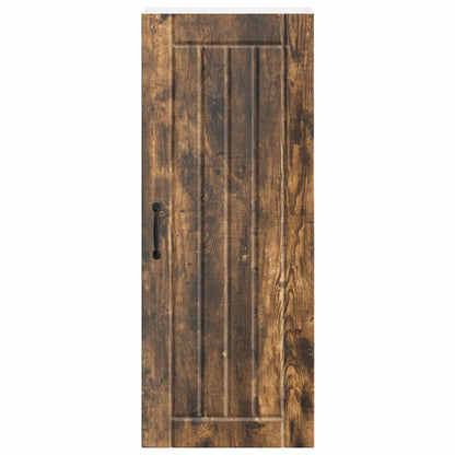 Wall Cabinet LUCCA Smoked Oak 40 x 31 x 100 cm Engineered Wood