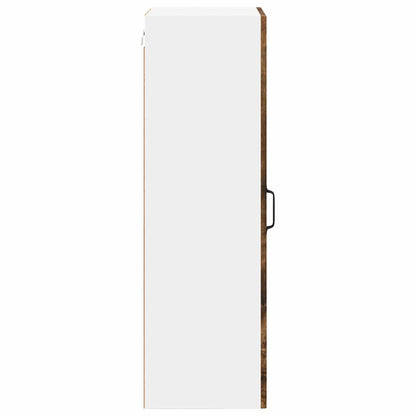 Wall Cabinet LUCCA Smoked Oak 40 x 31 x 100 cm Engineered Wood