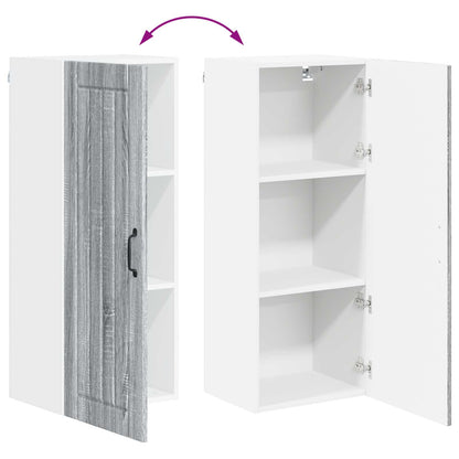 Wall Cabinet LUCCA Grey Sonoma 40 x 31 x 100 cm Engineered Wood