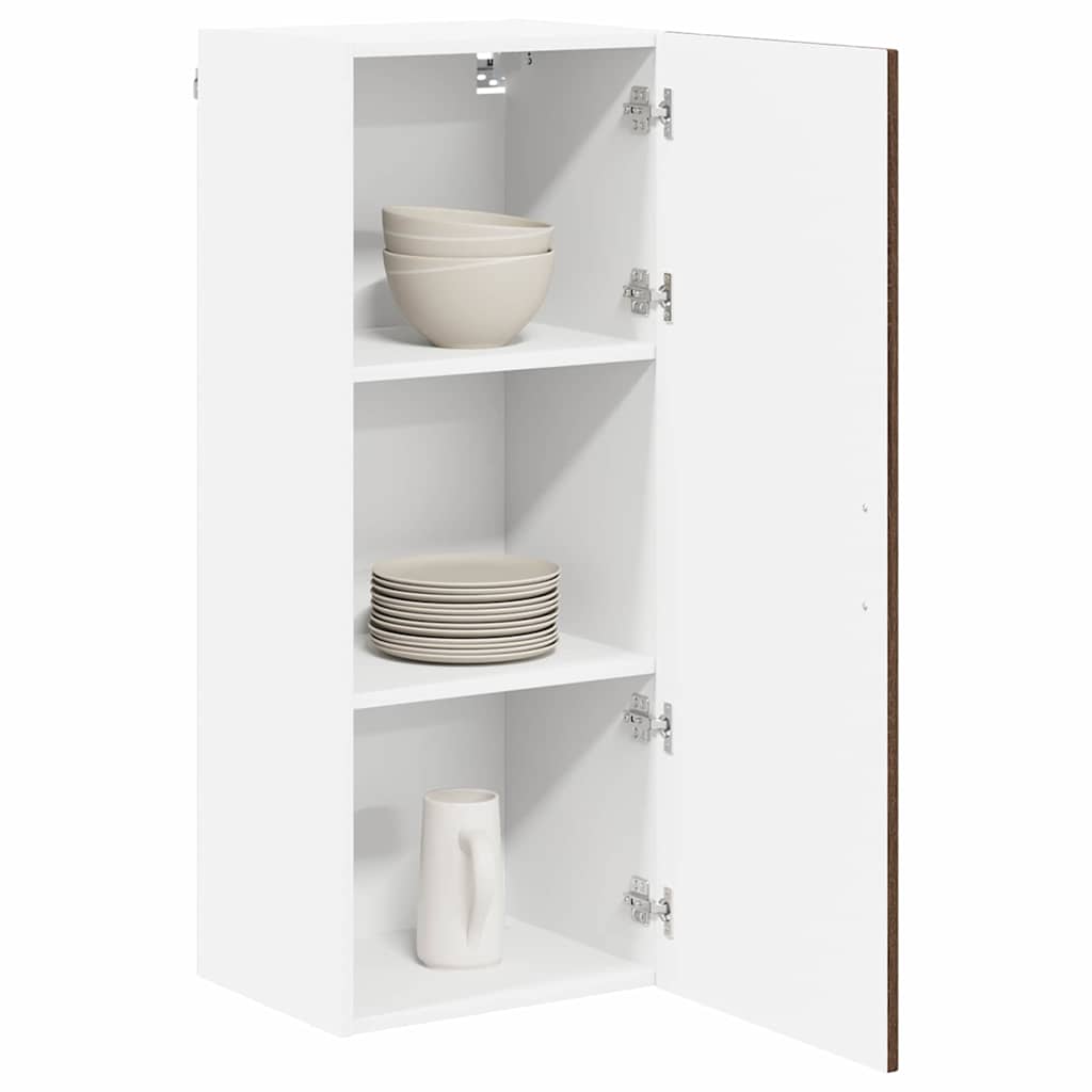 Wall Cabinet LUCCA Brown Oak 40 x 31 x 100 cm Engineered Wood
