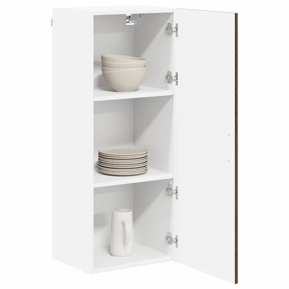 Wall Cabinet LUCCA Brown Oak 40 x 31 x 100 cm Engineered Wood