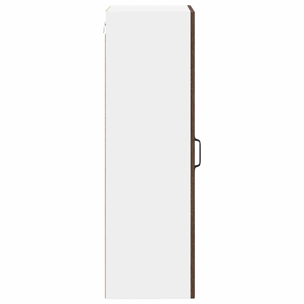 Wall Cabinet LUCCA Brown Oak 40 x 31 x 100 cm Engineered Wood