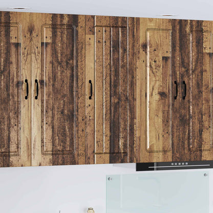 Wall Cabinet LUCCA Old Wood 40 x 31 x 100 cm Engineered Wood