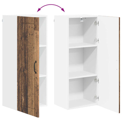Wall Cabinet LUCCA Old Wood 40 x 31 x 100 cm Engineered Wood