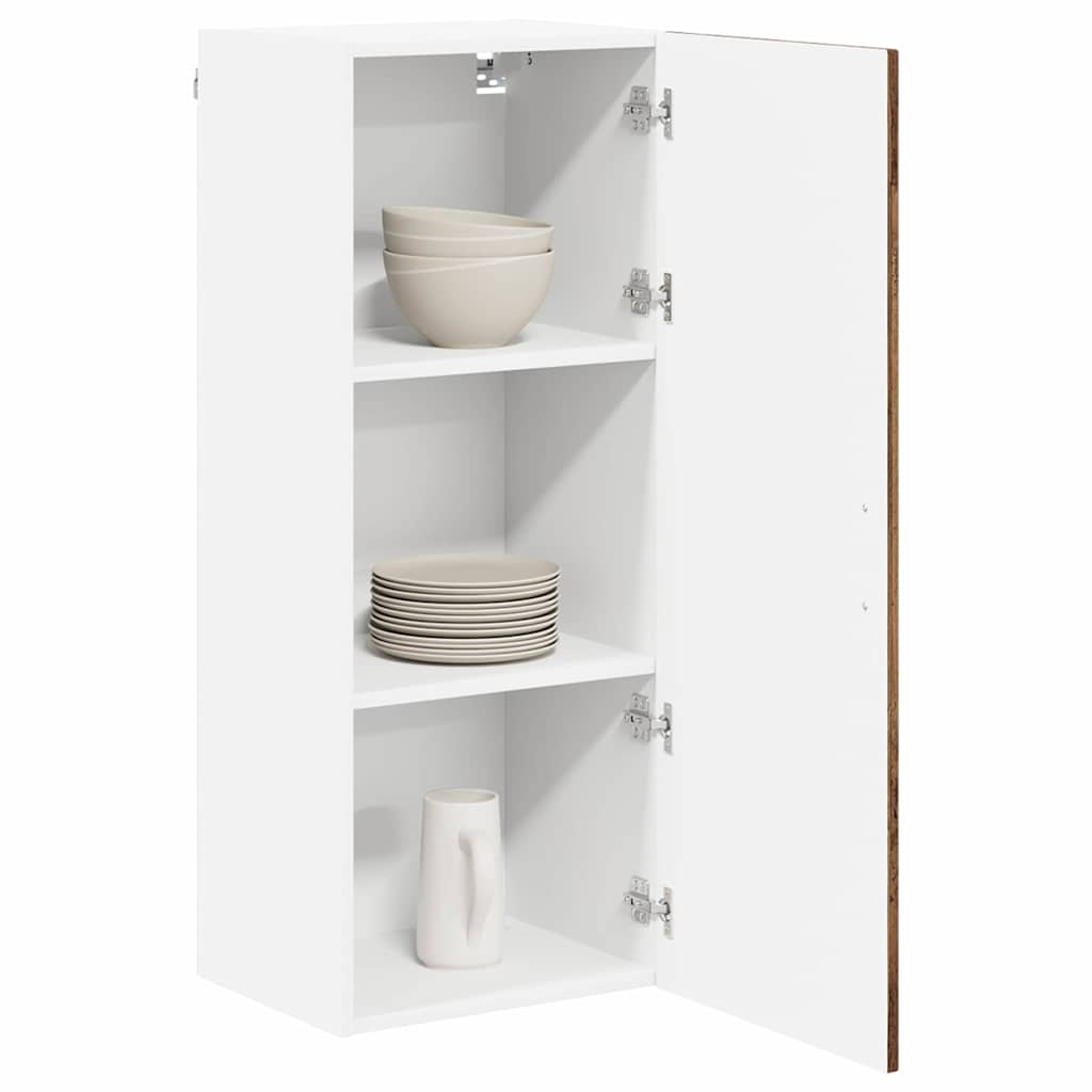 Wall Cabinet LUCCA Old Wood 40 x 31 x 100 cm Engineered Wood
