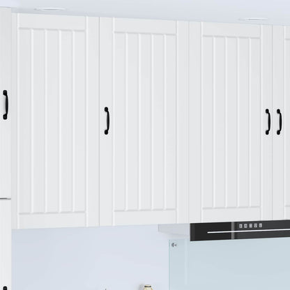 Wall Cabinet LUCCA White 50 x 31 x 100 cm Engineered Wood