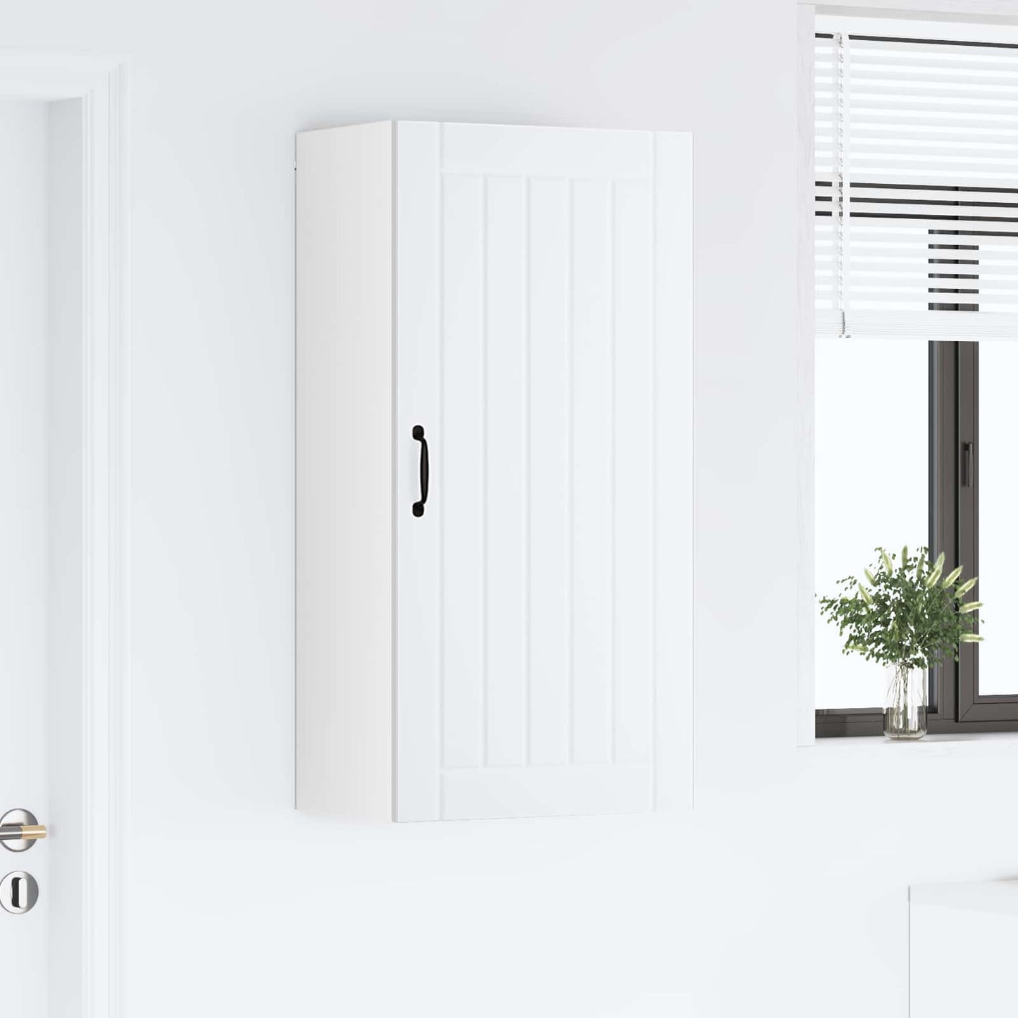 Wall Cabinet LUCCA White 50 x 31 x 100 cm Engineered Wood