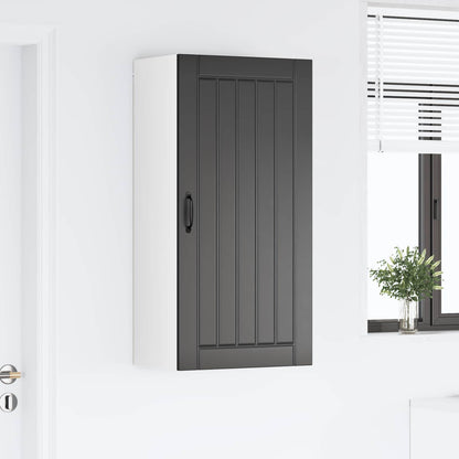 Wall Cabinet LUCCA Black 50 x 31 x 100 cm Engineered Wood