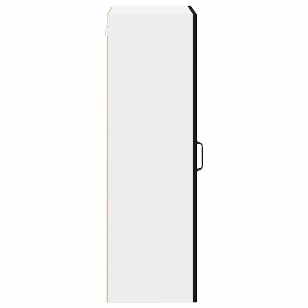 Wall Cabinet LUCCA Black 50 x 31 x 100 cm Engineered Wood