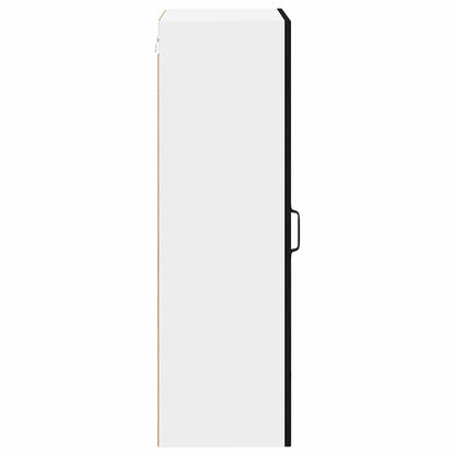 Wall Cabinet LUCCA Black 50 x 31 x 100 cm Engineered Wood