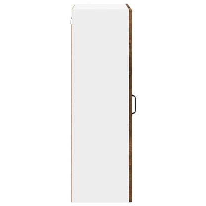 Wall Cabinet LUCCA Smoked Oak 50 x 31 x 100 cm Engineered Wood