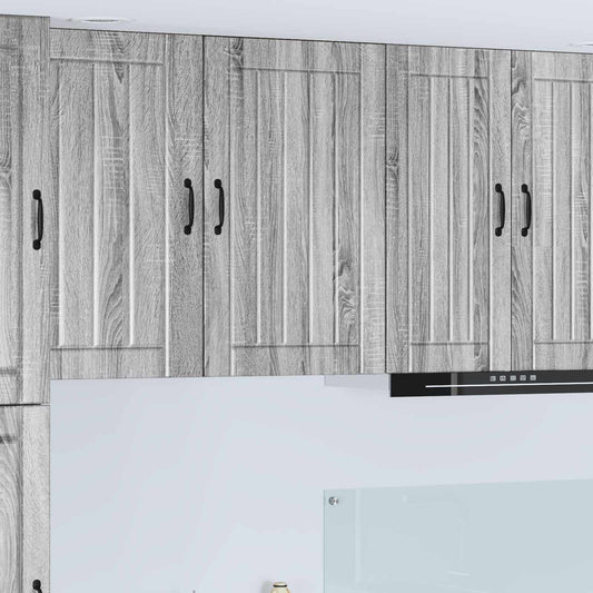 Wall Cabinet LUCCA Grey Sonoma 50 x 31 x 100 cm Engineered Wood