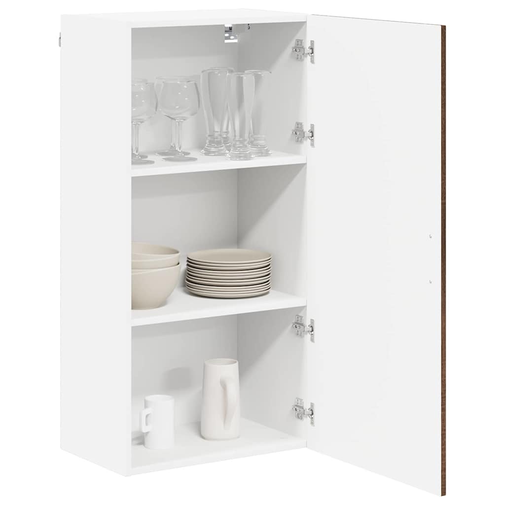 Wall Cabinet LUCCA Brown Oak 50 x 31 x 100 cm Engineered Wood
