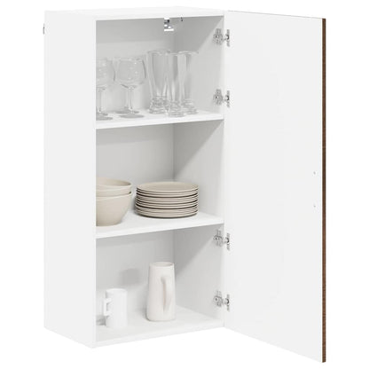 Wall Cabinet LUCCA Brown Oak 50 x 31 x 100 cm Engineered Wood