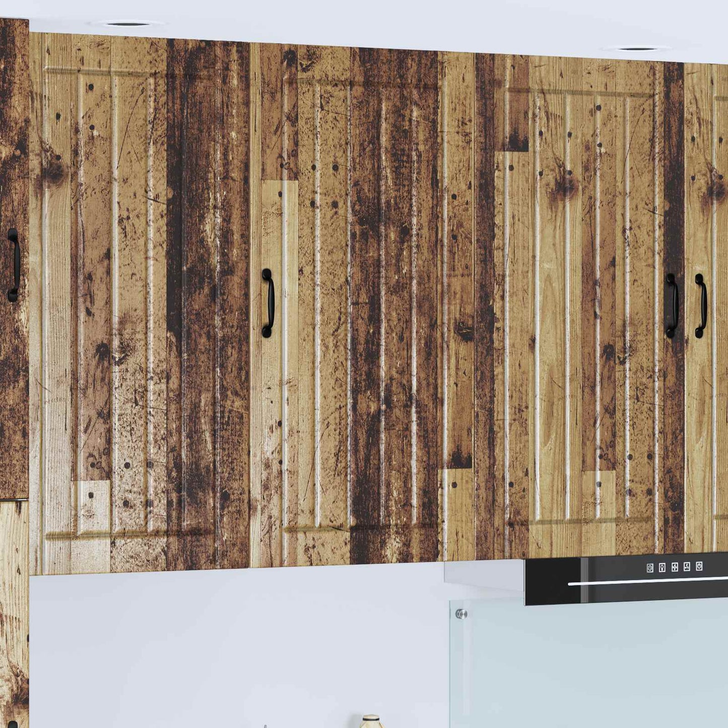 Wall Cabinet LUCCA Old Wood 50 x 31 x 100 cm Engineered Wood