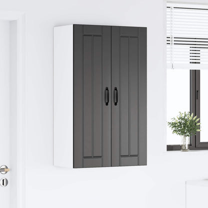Wall Cabinet LUCCA Black 60 x 31 x 100 cm Engineered Wood