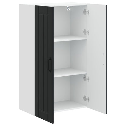Wall Cabinet LUCCA Black 60 x 31 x 100 cm Engineered Wood
