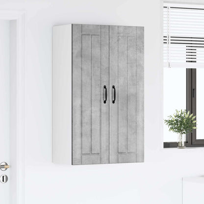 Wall Cabinet LUCCA Concrete Grey 60 x 31 x 100 cm