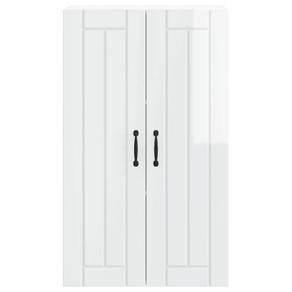 Wall Cabinet LUCCA High Gloss White 60 x 31 x 100 cm