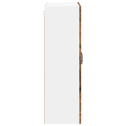 Wall Cabinet LUCCA Smoked Oak 60 x 31 x 100 cm Engineered Wood