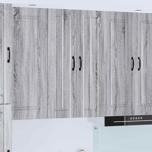 Wall Cabinet LUCCA Grey Sonoma 60 x 31 x 100 cm Engineered Wood