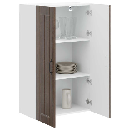 Wall Cabinet LUCCA Brown Oak 60 x 31 x 100 cm Engineered Wood